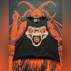 WWE Stone Cold Steve Austin crop top cut off